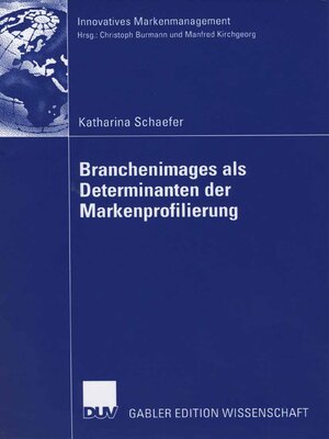 cover image of Branchenimages als Determinanten der Markenprofilierung